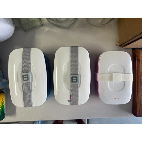 Bentgo Lunch Box Multicolor 5 Pcs Plastic Dishwasher Safe With Knife Lid & Spoon - Picture 5 of 9